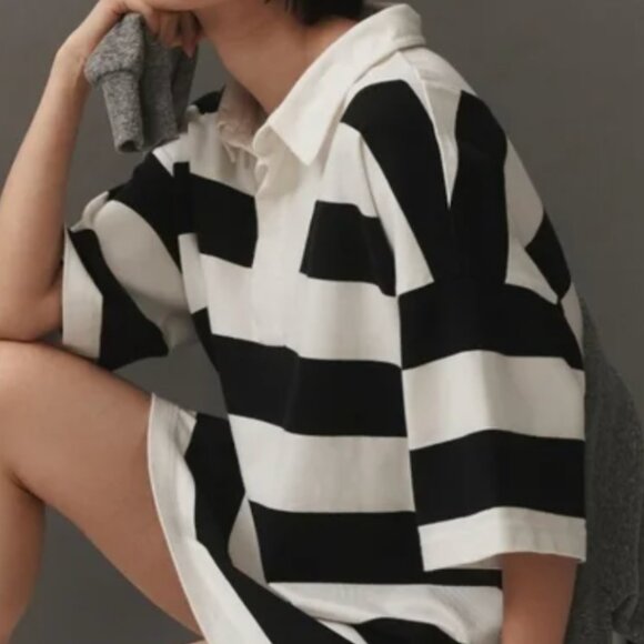 🤩 Anthropologie Rugby Mini Dress Size M - Picture 3 of 6